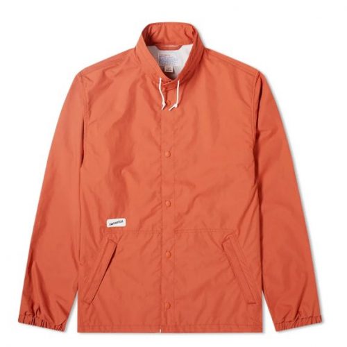 Mens Nanamica Coach Jacket in Orange
