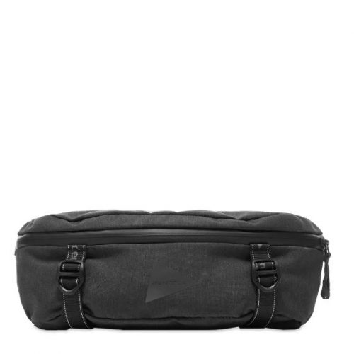 Mens And Wander Heather Waist Bag in Dark Charcoal