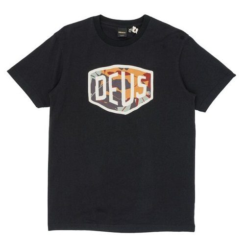 Mens Deus Ex Machina Chulo Shield T-Shirt in Black