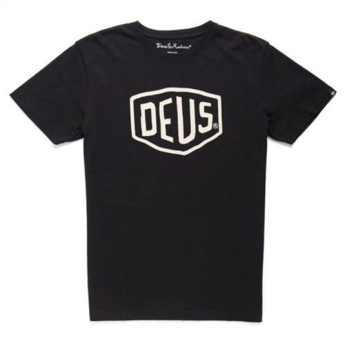 Mens Deus Ex Machina Shield T-Shirt in Black