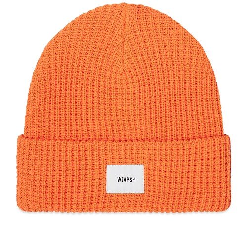 Mens WTAPS Coolmax 02 Beanie Hat in Orange
