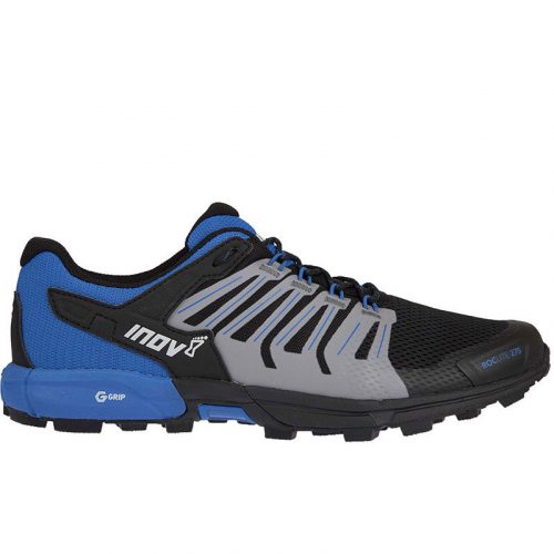 Mens Inov-8 Roclite G 275 Trail Running Shoes in Black & Blue