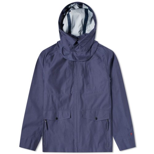 Mens Stone Island Jacquard Marina 3L Jacket in Avio Blue