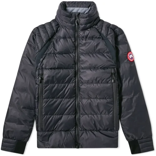 Mens Canada Goose Hybridge Base Down Jacket in Navy