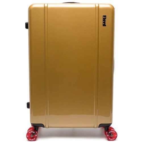 Mens Floyd 61L Hardshell Check-In Suitcase or Travel Luggage in Gold