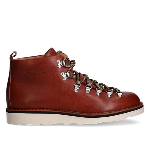 Men’s Fracap Magnifico Hiking Boots in Red Leather