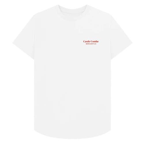 Men’s Castle Combe Mercantile Recycled Performance T-Shirt in White